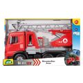 Lena Mercedes Arocs Feuerwehrauto mit Leiter im Karton