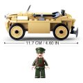 Sluban WWII M38-B0690 deutsches amphibisches Fahrzeug Schwimmwagen