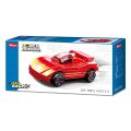 Sluban Power Bricks M38-B0801E Stretch Car Rot Sportwagen