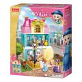 Sluban Girls Dream Village M38-B0875 Zweistöckiges Haus mit Dachgeschoss