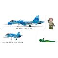 Sluban Modellbausteine M38-B0985 Jagdflugzeug SU-27 2in1