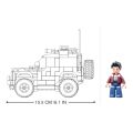 Sluban Modellbausteine M38-B1013 Amerikanischer Geländewagen Bronx