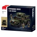 Sluban Model Bricks M38-B1179 Gepanzertes Kampffahrzeug Typhoon VDVS im Maßstab 1:35