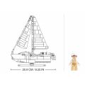 Sluban Model Bricks M38-B1190 Schnellboot-Rodeo im Maßstab 1:35