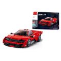 Sluban Model Bricks ​​M38-B1507 Sportwagen rot im Maßstab 1:32