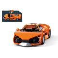 Sluban Model Bricks M38-B1508 Sportwagen orange im Maßstab 1:32