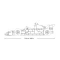 Sluban Model Bricks M38-B1527 Rennformel im Maßstab 1:32