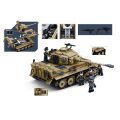 Sluban Model Bricks ​​M38-B1533 Schwerer Panzer Tiger E-S 1944 im Maßstab 1:35