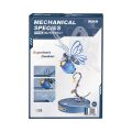 RoboTime Mechanisches 3D-Puzzle Blau Schmetterling