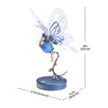 RoboTime Mechanisches 3D-Puzzle Blau Schmetterling