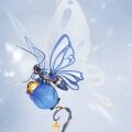 RoboTime Mechanisches 3D-Puzzle Blau Schmetterling