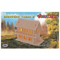 Woodcraft 3D Puzzle Villa aus Holz