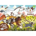 Magellan Puzzle Die Haferhorde Auf die Möhre, fertig, los! 200 Stück