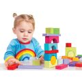 Le Toy Van Petilou Wagen mit Regenbogenwürfeln