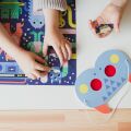 Petit Collage Puzzle Monster 100 Teile mit 3D-Brille