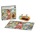 Petit Collage Puzzle-Roboter 100 Teile mit 3D-Brille