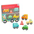 Petit Collage Stabiles Holzpuzzle Big Truck