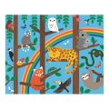 Petit Collage Reversible Puzzle 2in1 Dschungel