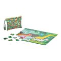 Petit Collage Reversible Puzzle 2in1 Dschungel