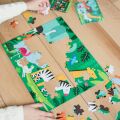 Petit Collage Reversible Puzzle 2in1 Dschungel