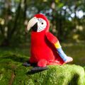 Rappa Plüsch Papagei rot Ara Arakanga 24 cm ECO-FRIENDLY