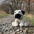 Rappa Plüschhund Mops 30 cm ECO-FRIENDLY