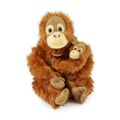 Rappa Plüsch-Orang-Utan mit Baby 28 cm ECO-FRIENDLY