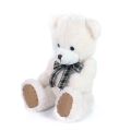 Rappa Teddybär mit Schleife und Aufnäher 27 cm beige