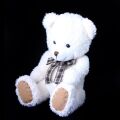 Rappa Teddybär mit Schleife und Aufnäher 27 cm beige
