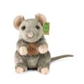 Rappa Plüsch-Maus sitzend 16 cm ECO-FRIENDLY