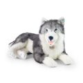 Rappa Plüschhund Husky liegend 60 cm ECO-FRIENDLY