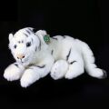 Rappa Plüschtiger weiß liegend 36 cm ECO-FRIENDLY