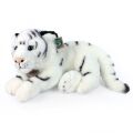 Rappa Plüschtiger weiß liegend 36 cm ECO-FRIENDLY