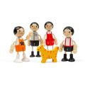 Tidlo Puppenhaus aus Holz asiatische Familie
