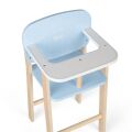 Tidlo Holzstuhl zum Füttern von Puppen blau