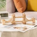 RoboTime Mechanisches 3D-Puzzle aus Holz Tower Bridge leuchtend