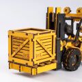 RoboTime Mechanisches 3D-Puzzle aus Holz Gabelstapler