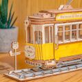 RoboTime 3D-Holzpuzzle Historische Straßenbahn