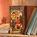 RoboTime 3D skládačka Zarážka na knihy Miniatura domečku Knihkupectví - poškozený obal