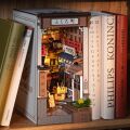 RoboTime 3D-Puzzle Buchstütze Miniaturhaus Sakura-Weingasse