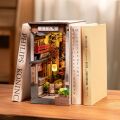 RoboTime 3D-Puzzle Buchstütze Miniaturhaus Sakura-Weingasse