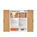 RoboTime 3D Holzpuzzle Buchstütze Miniatur Haus Sonnenuntergang auf der Insel