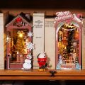 RoboTime 3D-Puzzle Buchstütze Miniaturhaus Weihnachtsgasse
