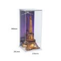 RoboTime 3D-Holzpuzzle Eiffelturm bei Nacht beleuchtet