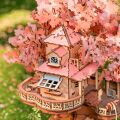 RoboTime 3D Holzpuzzle Baumhaus Sakura