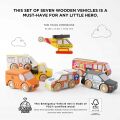 Le Toy Van Rettungswagen-Set mit Hubschrauber