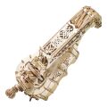 Ugears Mechanisches 3D-Holzpuzzle Drehleier (Hurdy-Gurdy)