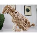 Ugears Mechanisches 3D-Holzpuzzle Drehleier (Hurdy-Gurdy)