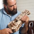 Ugears Mechanisches 3D-Holzpuzzle Drehleier (Hurdy-Gurdy)