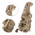 Ugears Mechanisches 3D-Holzpuzzle Drehleier (Hurdy-Gurdy)